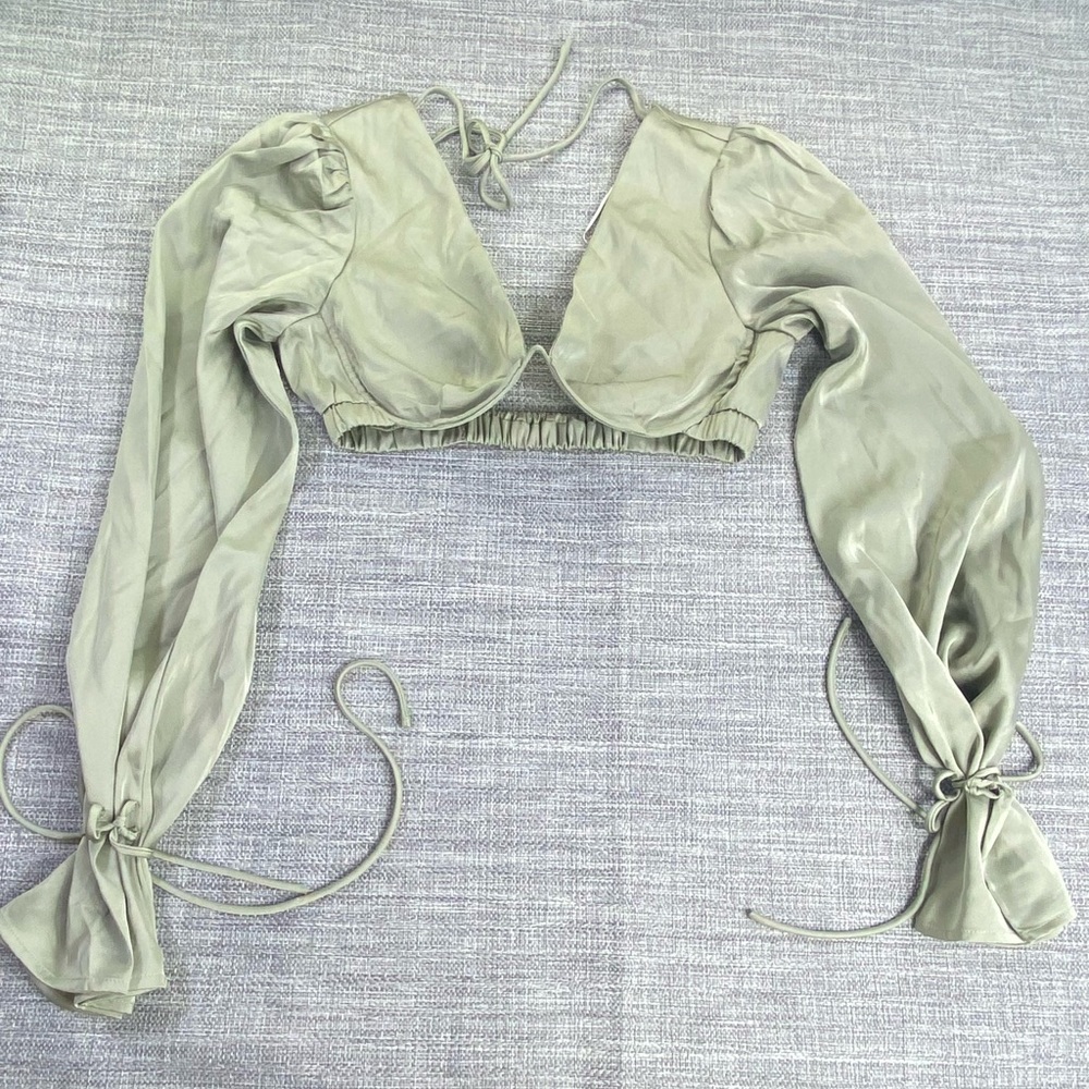 Princess Polly Green Top Sz 2